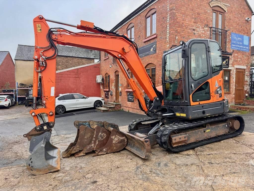 Doosan DX 63 R Mini excavators < 7t