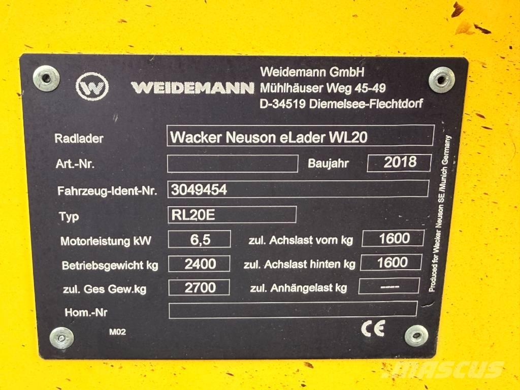 Wacker Neuson WL20e Wheel loaders