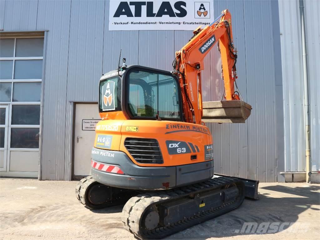 Doosan DX63-3 Mini excavators < 7t