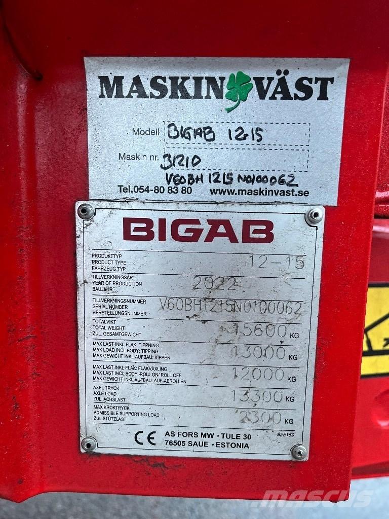 Bigab 12-15 All purpose trailer