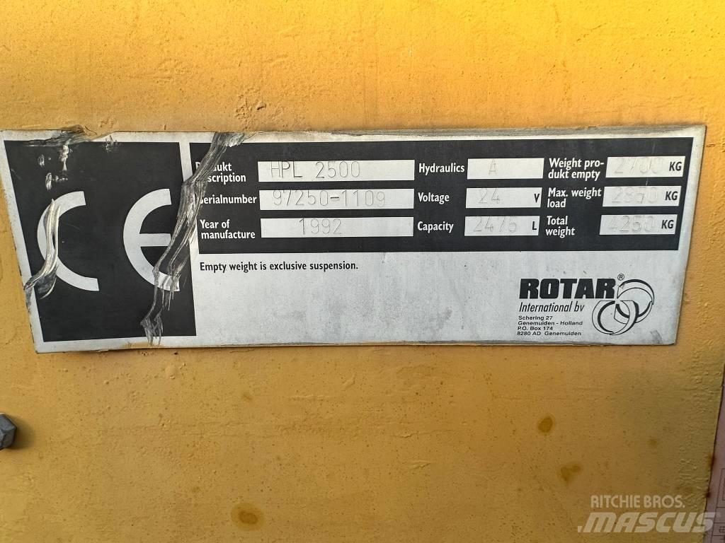 Rotar HPL 2500 Sorting Equipment