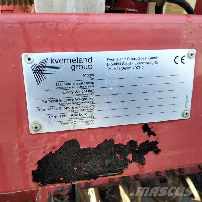 Kverneland MSC 400 Drills