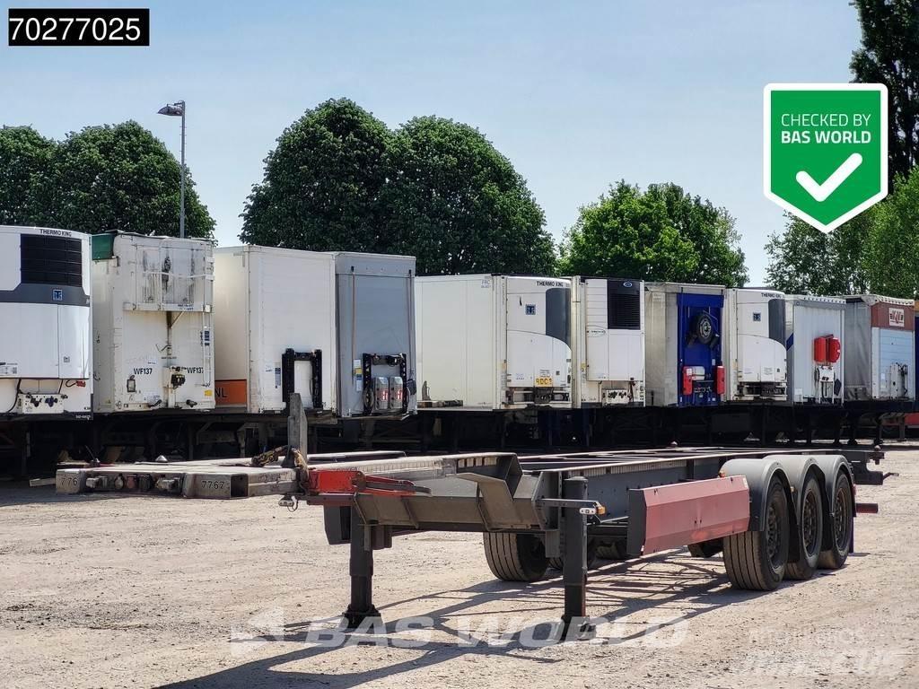 Van Hool 3 axles Containerframe/Skiploader semi-trailers
