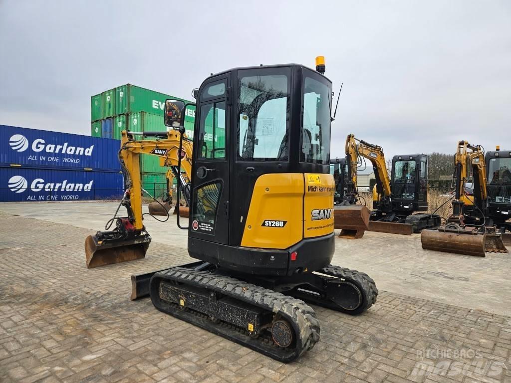 Sany SY 26 U Mini excavators < 7t