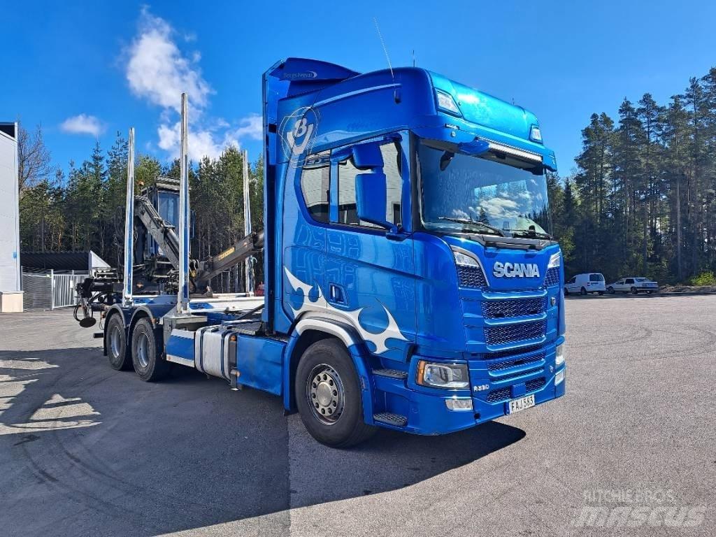 Scania R580B6X4NB Timber trucks