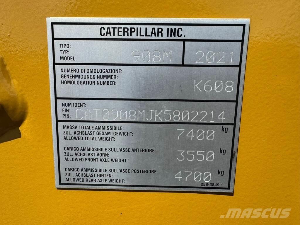CAT 908M CE + EPA Wheel loaders