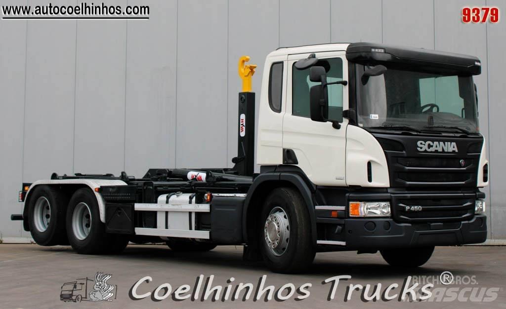 Scania P 450 Containerframe/Skiploader trucks
