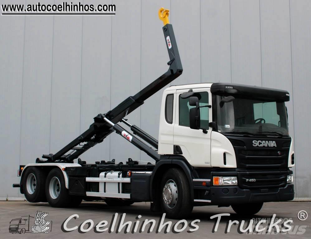 Scania P 450 Containerframe/Skiploader trucks