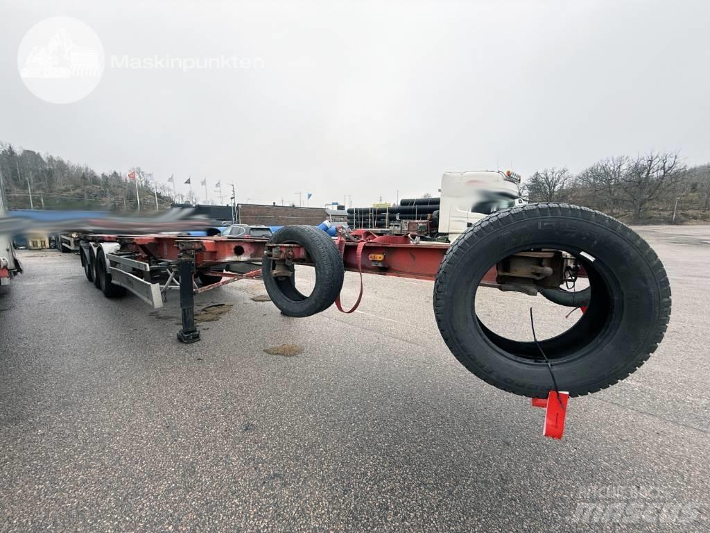 Fliegl SDS 400 Containerframe/Skiploader semi-trailers