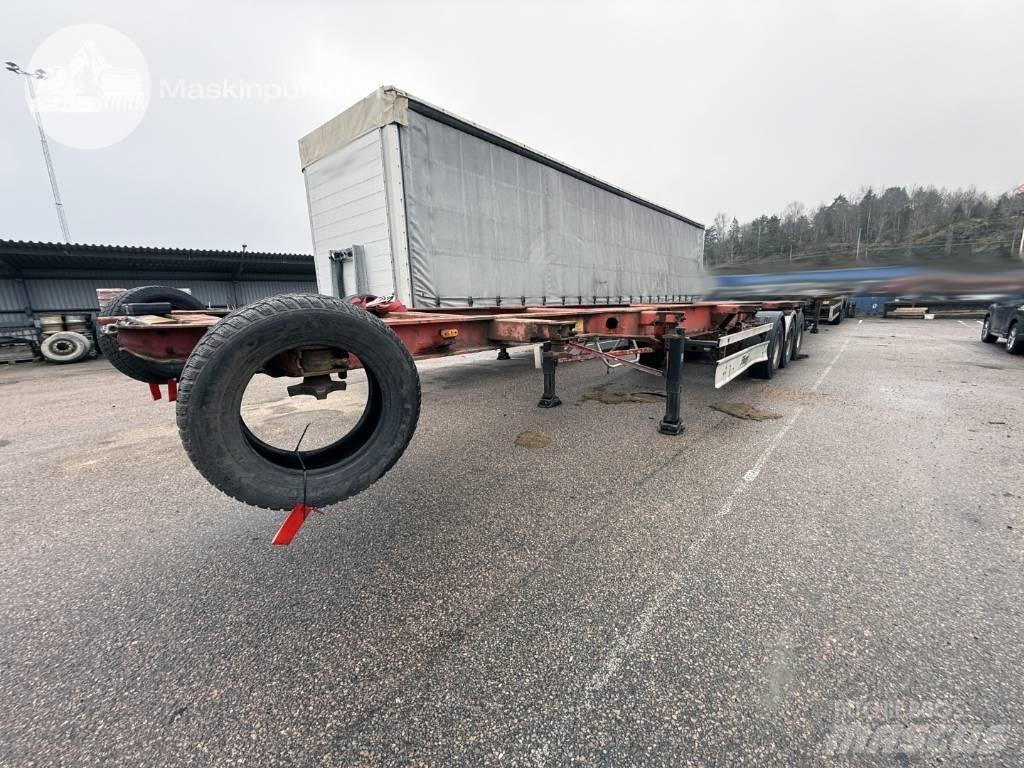 Fliegl SDS 400 Containerframe/Skiploader semi-trailers