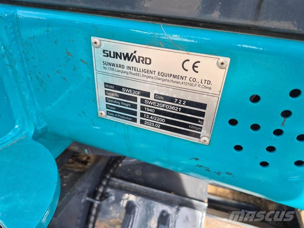 Sunward SWE 20 F Mini excavators < 7t
