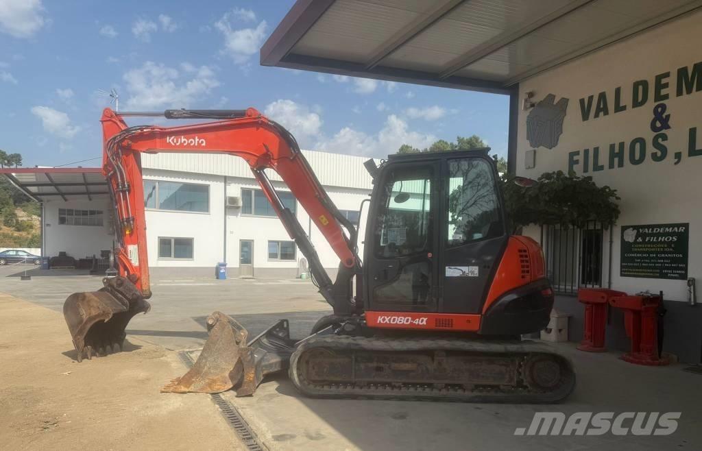 Kubota KX 080-4 Midi excavators  7t - 12t