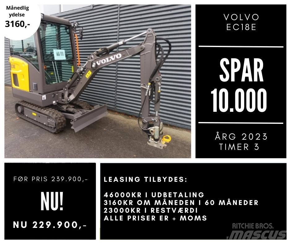 Volvo EC 18 E Mini excavators < 7t