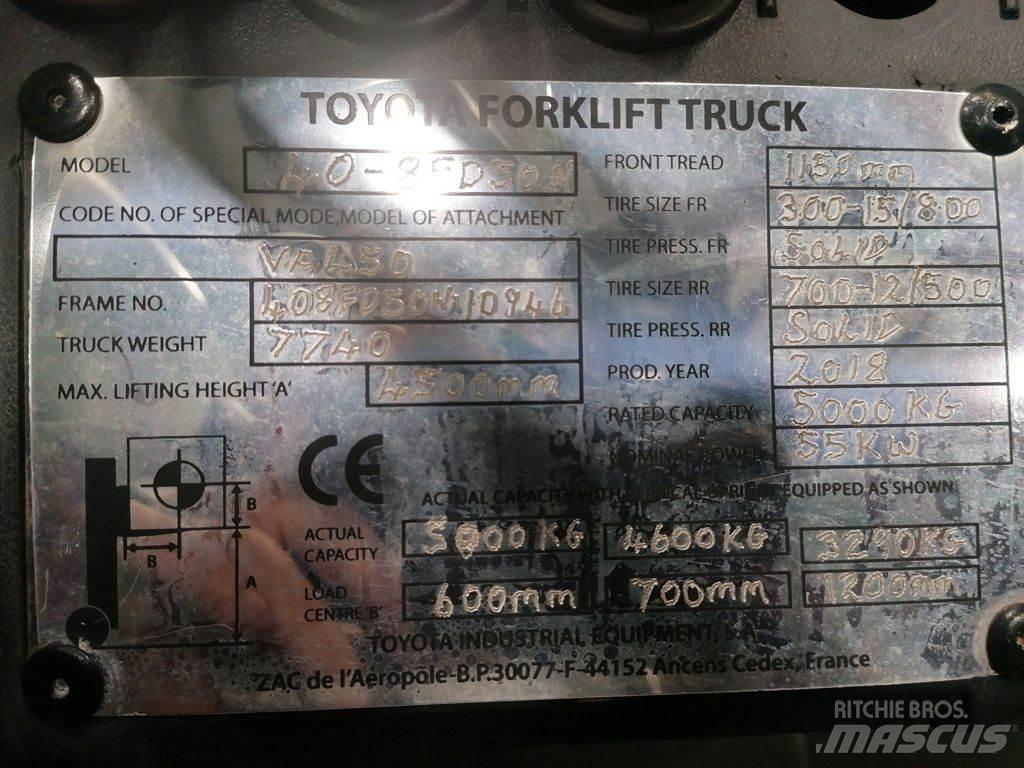 Toyota 40-8FD50N Diesel trucks