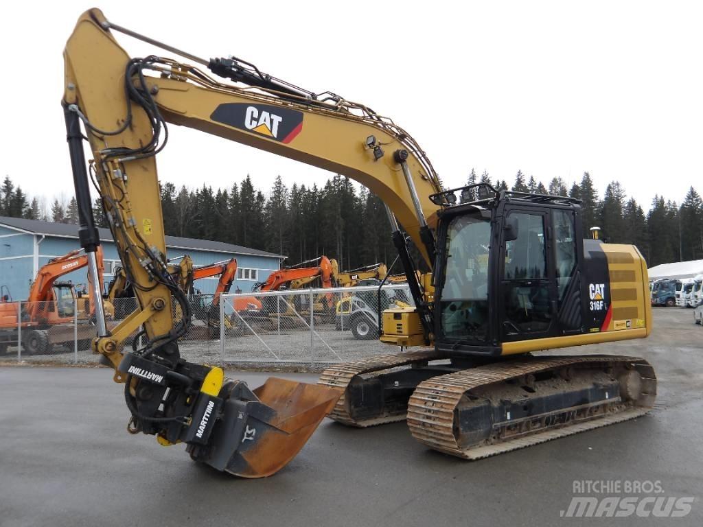 CAT 316 F Crawler excavators