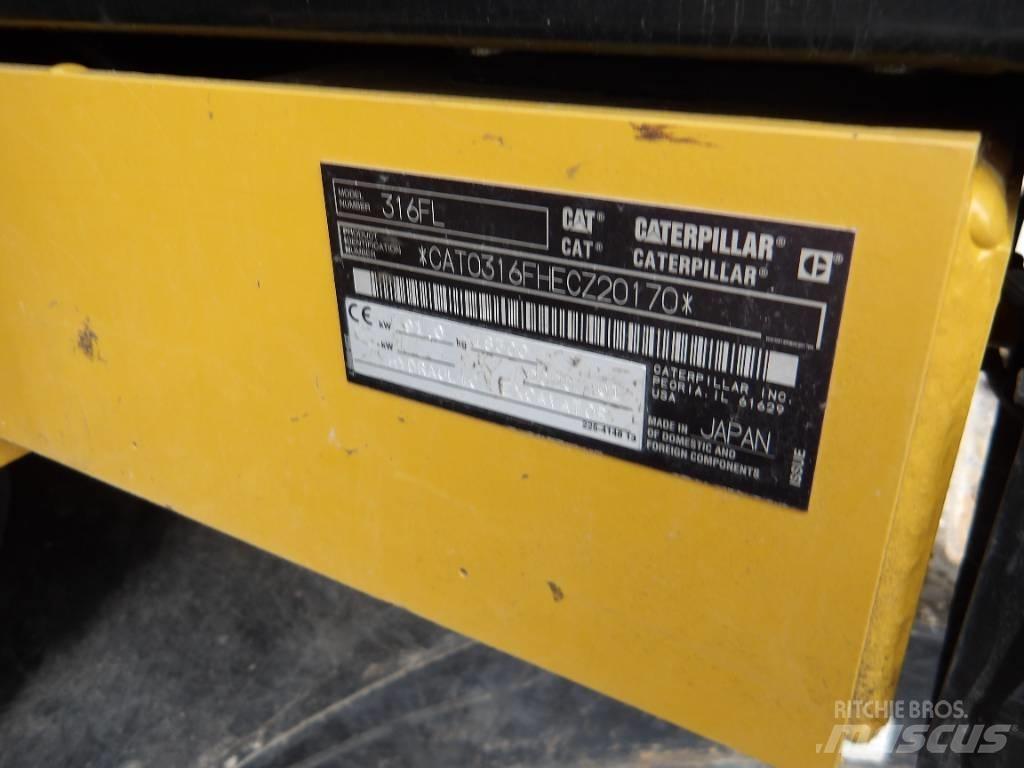 CAT 316 F Crawler excavators