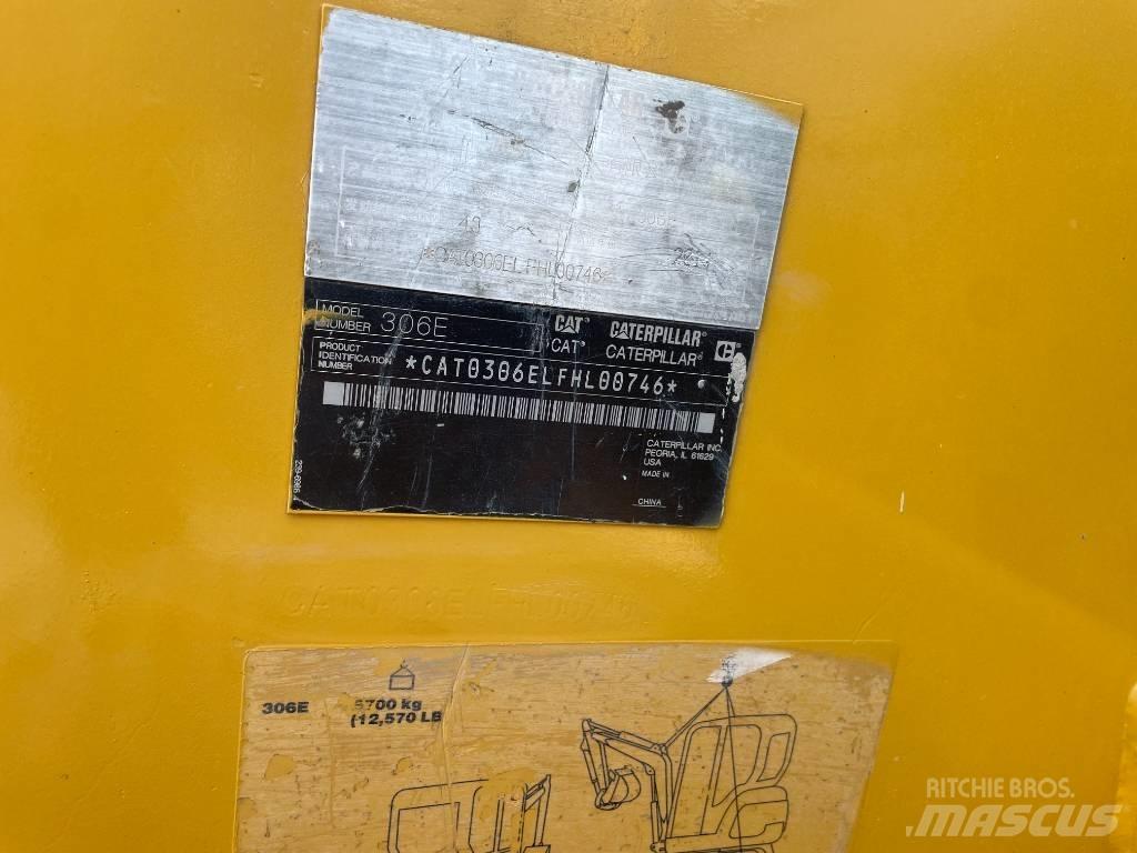 CAT 306E2 Mini excavators < 7t