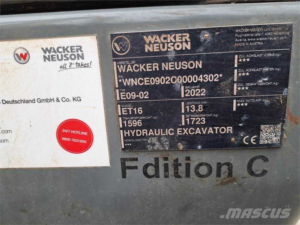 Wacker Neuson ET16 Crawler excavators
