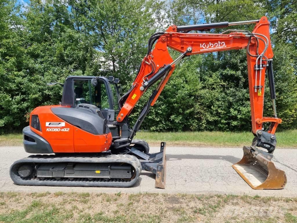 Kubota KX 080-4a2 Midi excavators  7t - 12t