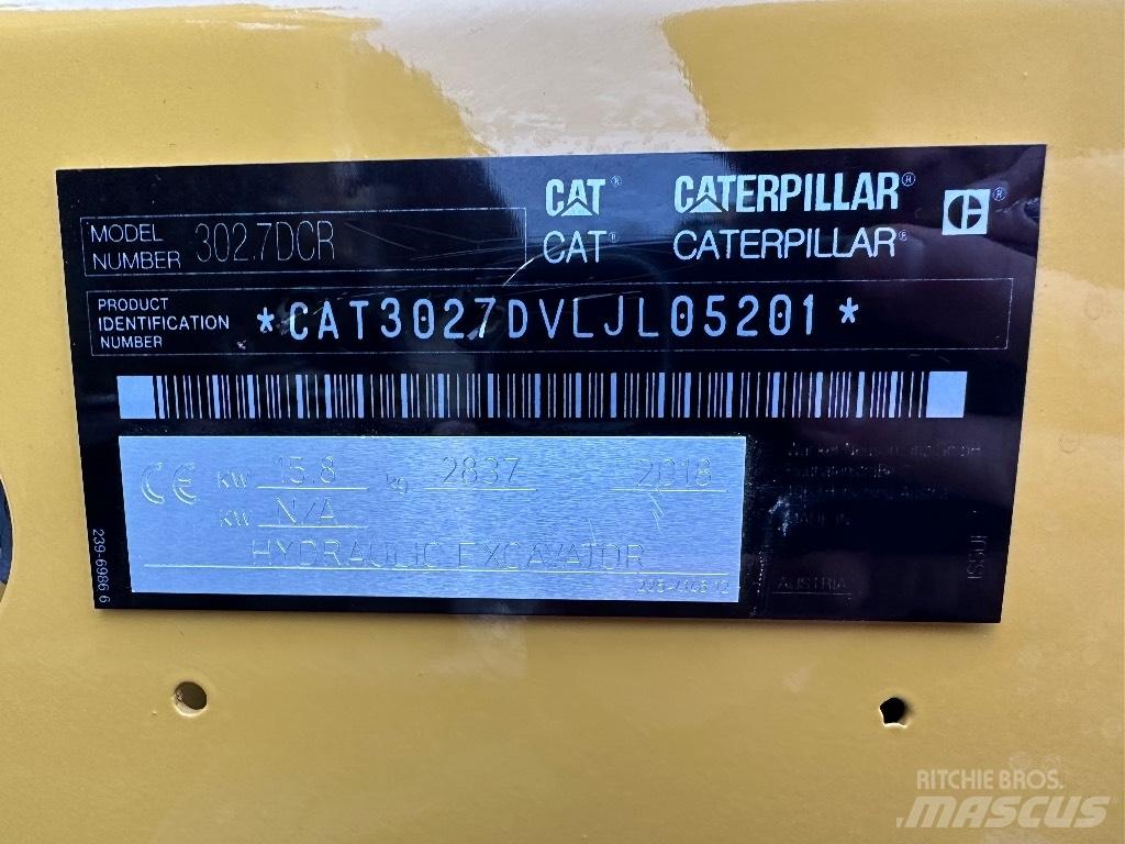 CAT 302.7 D CR Mini excavators < 7t