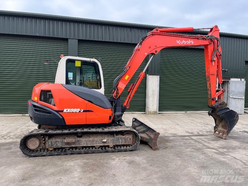 Kubota KX 080-3 Mini excavators < 7t