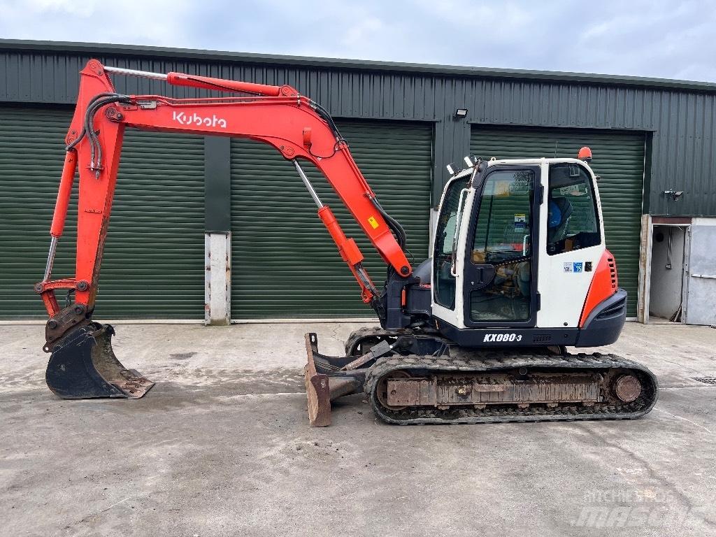 Kubota KX 080-3 Mini excavators < 7t