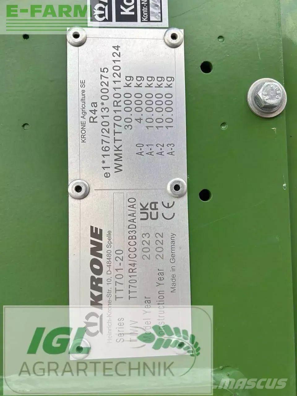 Krone tx 560 Grain / Silage Trailers