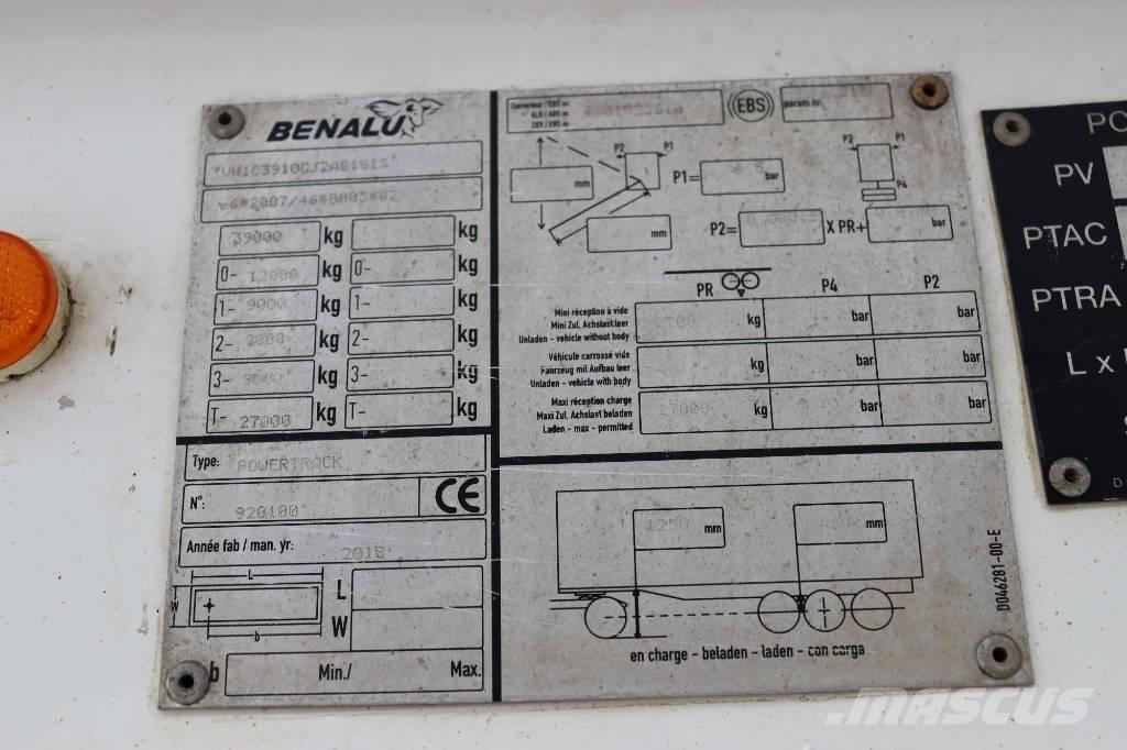 Benalu powertrack Tipper trailers