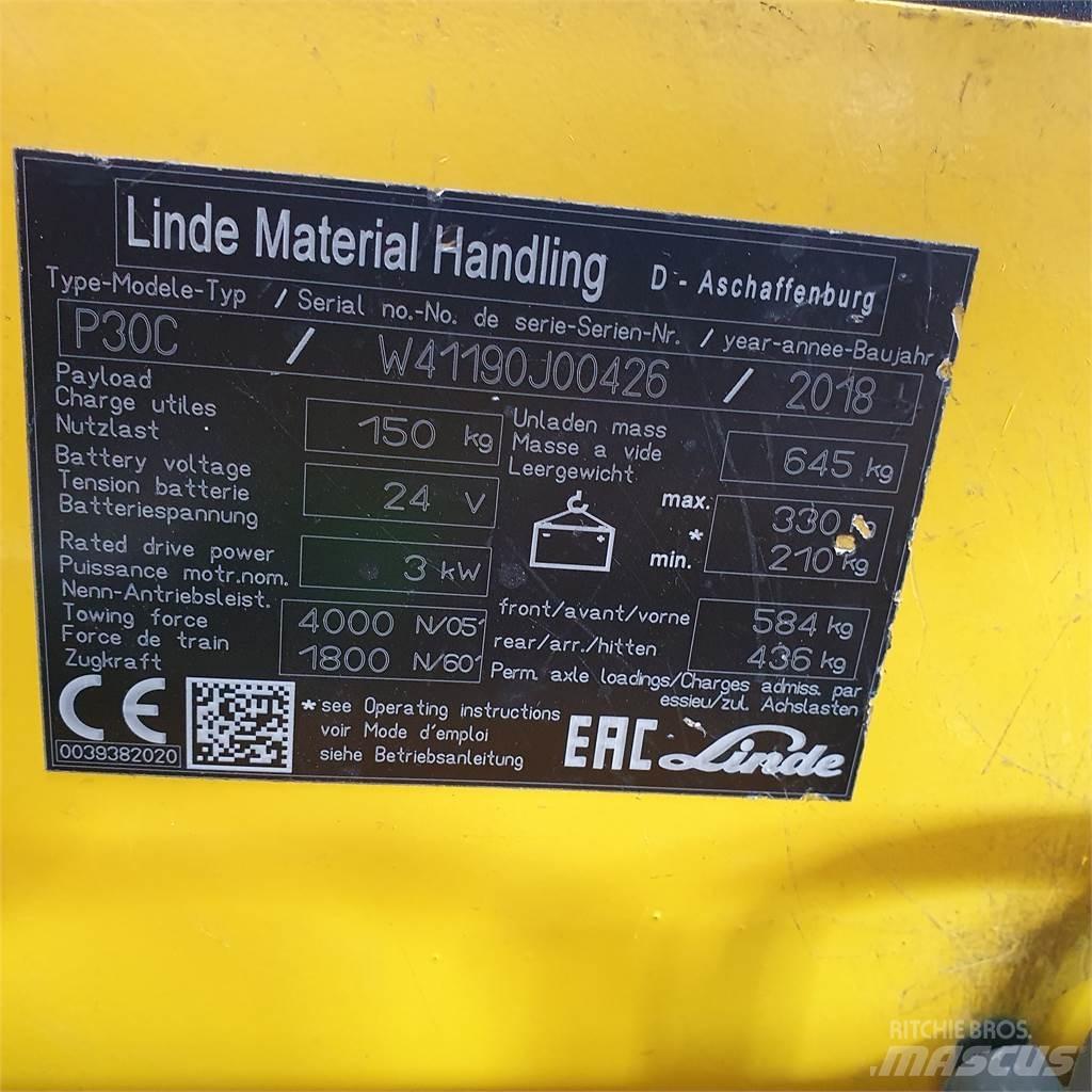 Linde P30C Towing truck