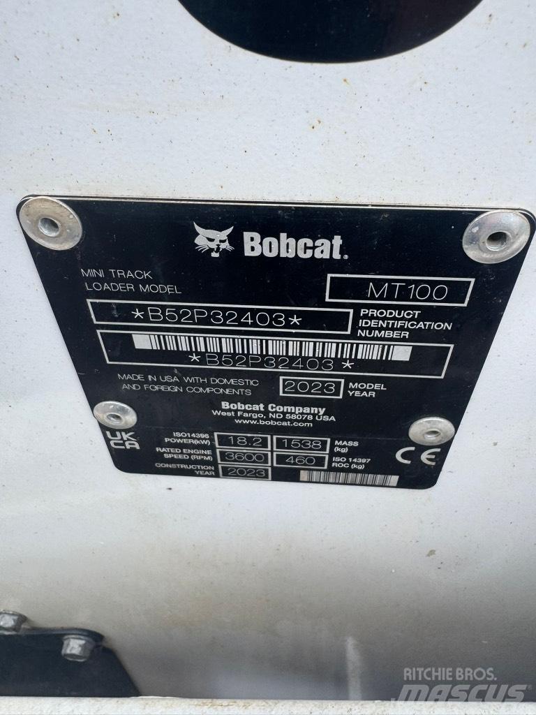 Bobcat MT 100 Crawler FEL's