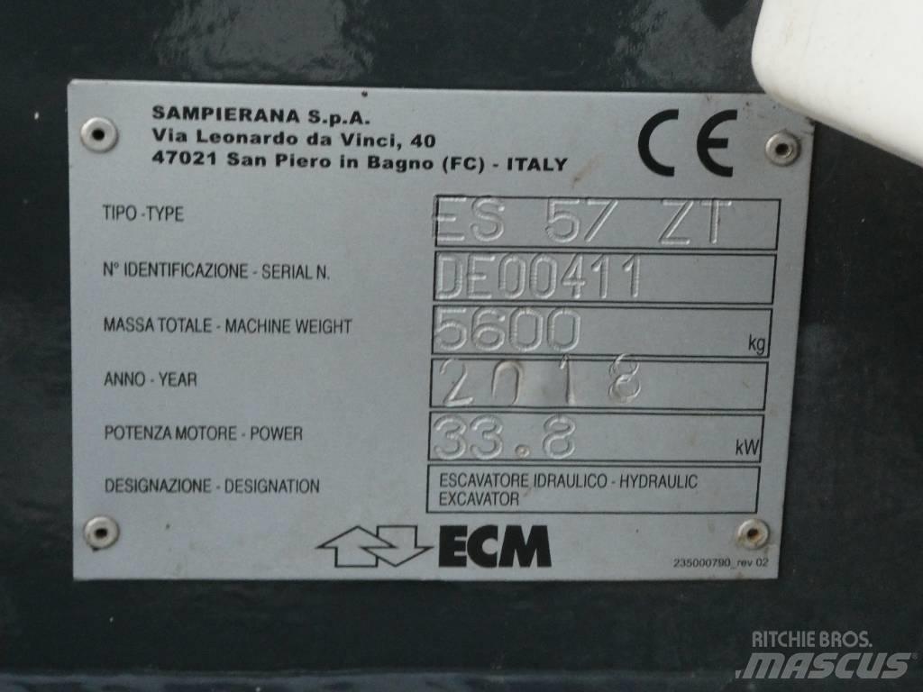 ECM ES 57 ZT Mini excavators < 7t