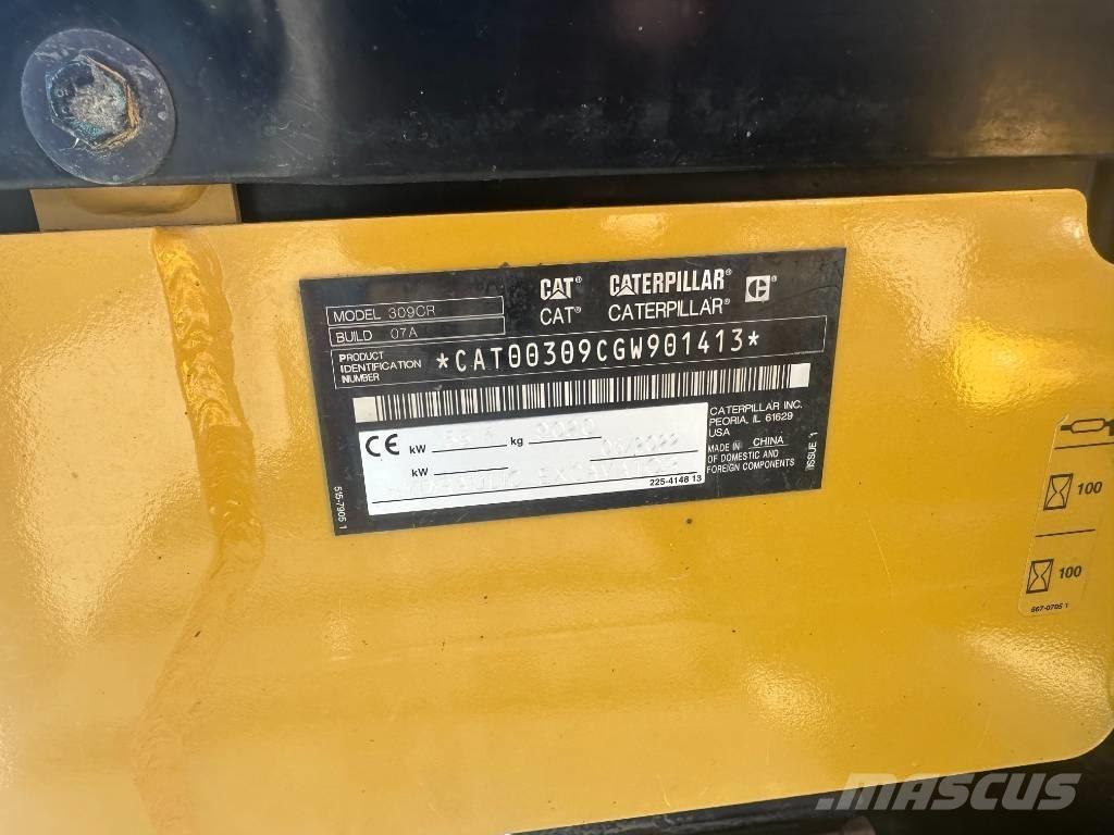 CAT 309 CR Midi excavators  7t - 12t