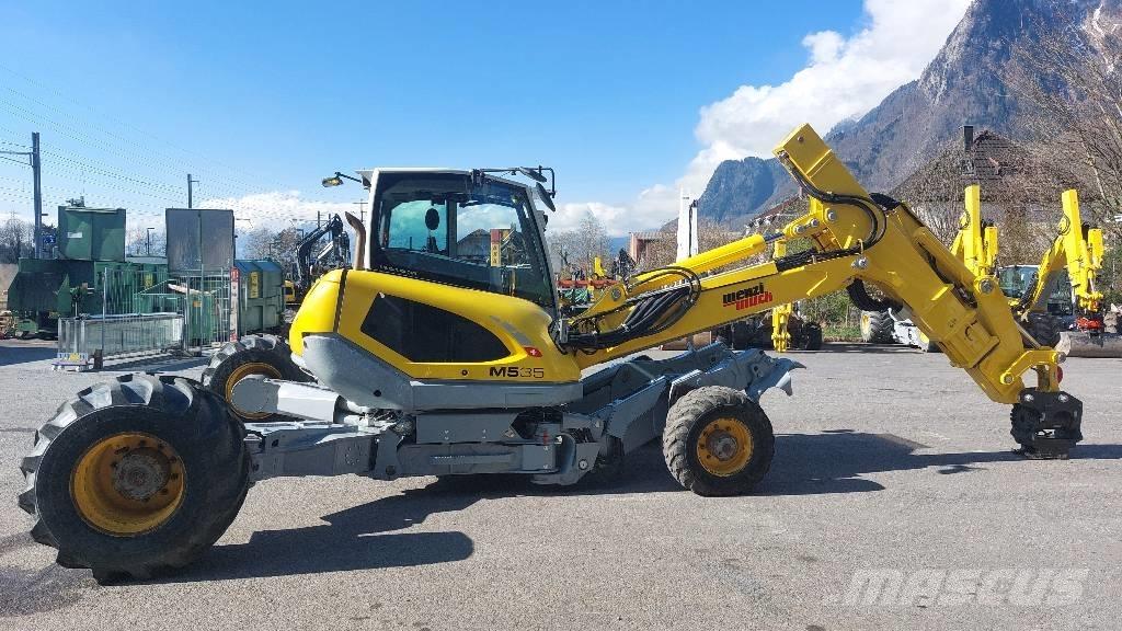 Menzi Muck M535 Wheeled excavators