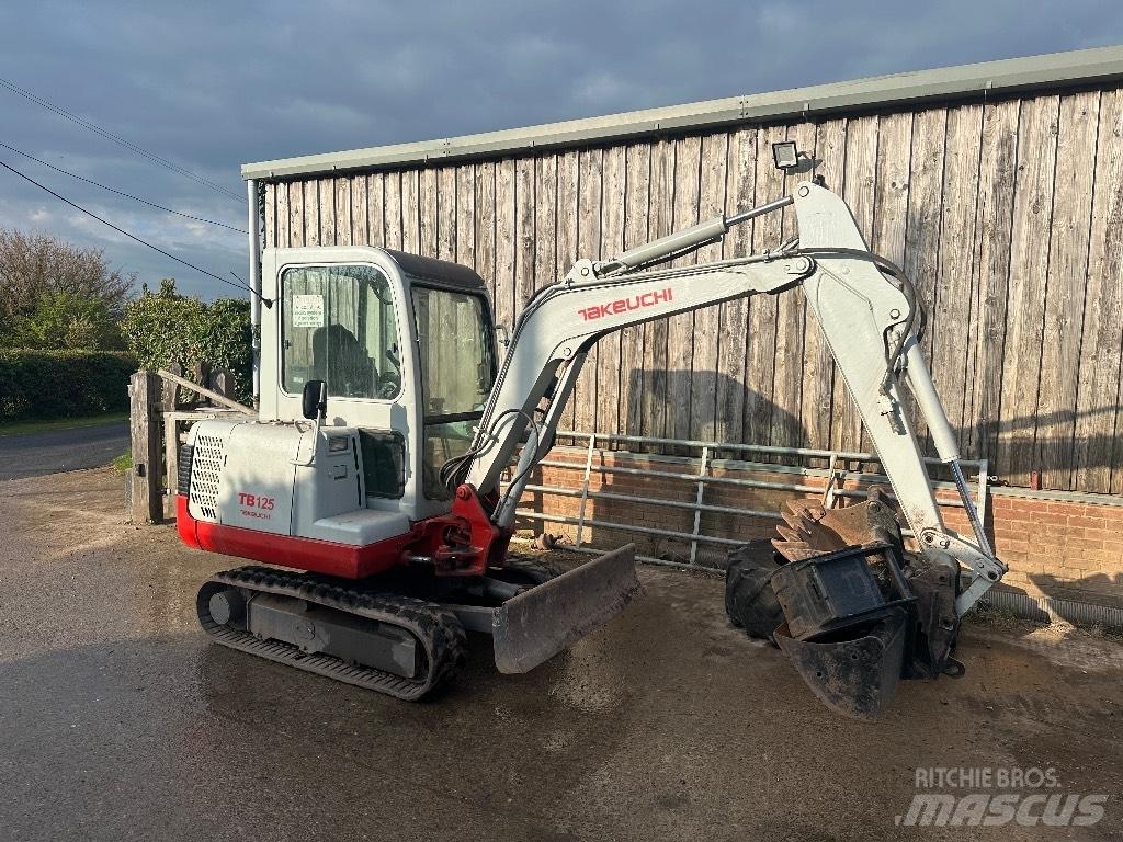 Takeuchi TB 125 Mini excavators < 7t