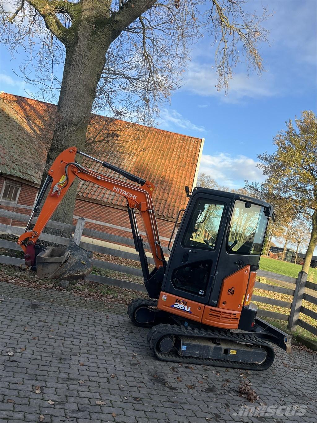 Hitachi ZX 26 U-6 CR Mini excavators < 7t
