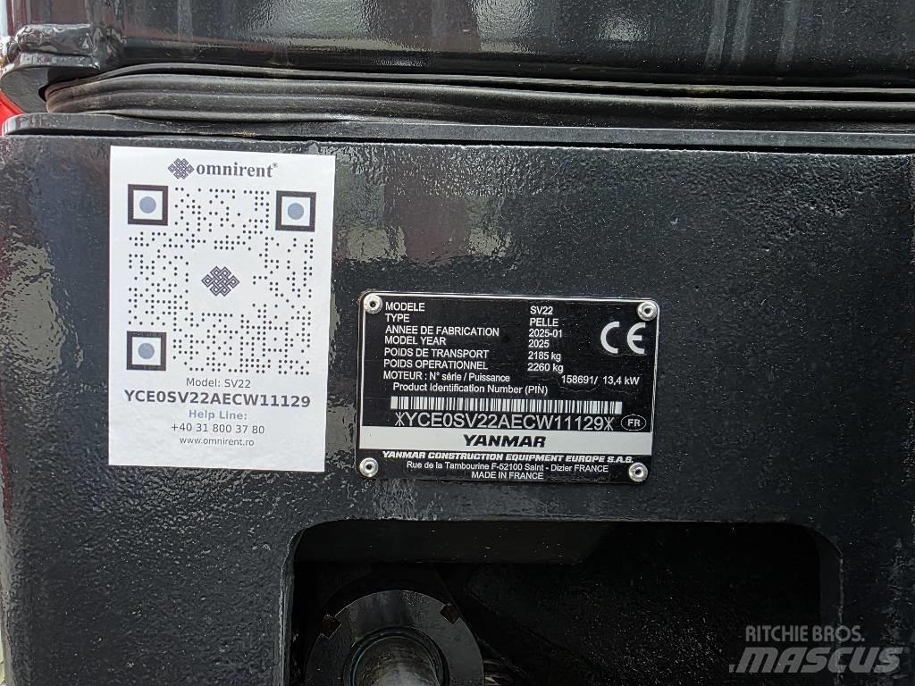 Yanmar SV 22 Mini excavators < 7t