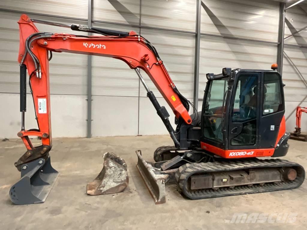 Kubota KX 080-4 A Midi excavators  7t - 12t