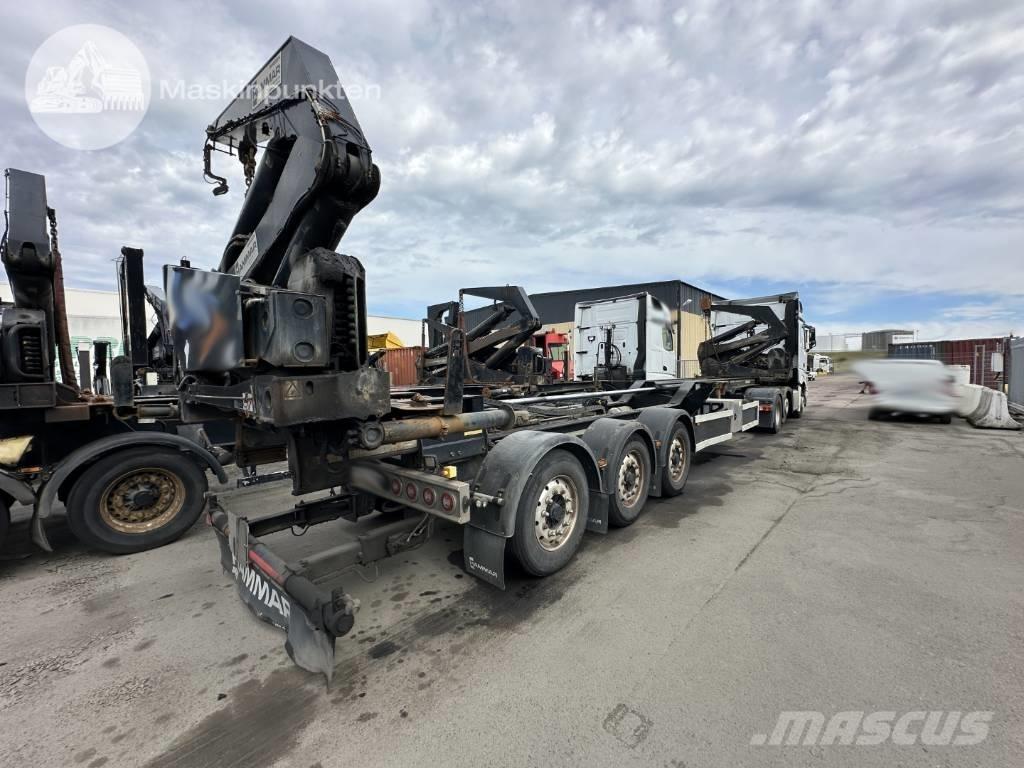 Hammar 195 D Containerframe/Skiploader semi-trailers