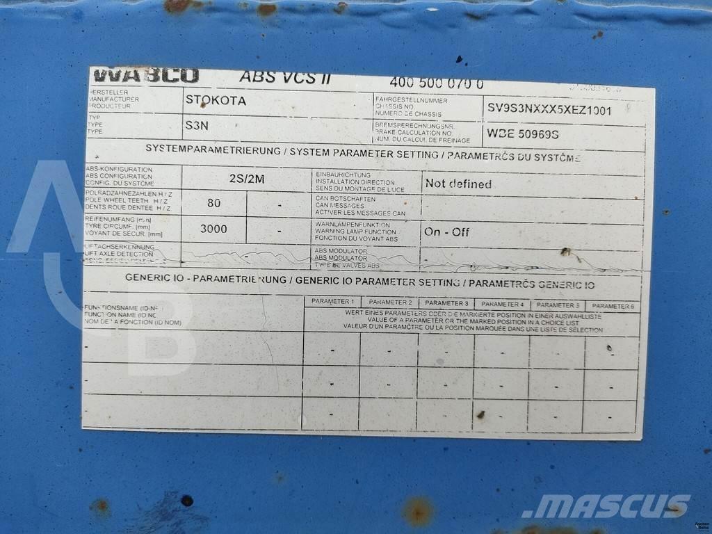 STOKOTA S3N Low loader-semi-trailers