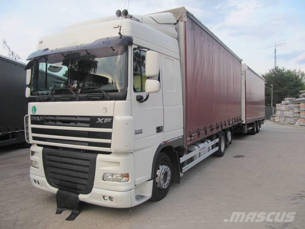 DAF XF 105 Tautliner/curtainside trucks