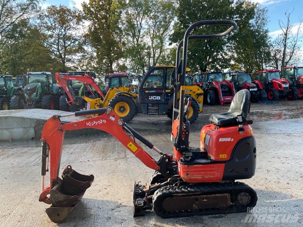 Kubota K 008-3 Mini excavators < 7t