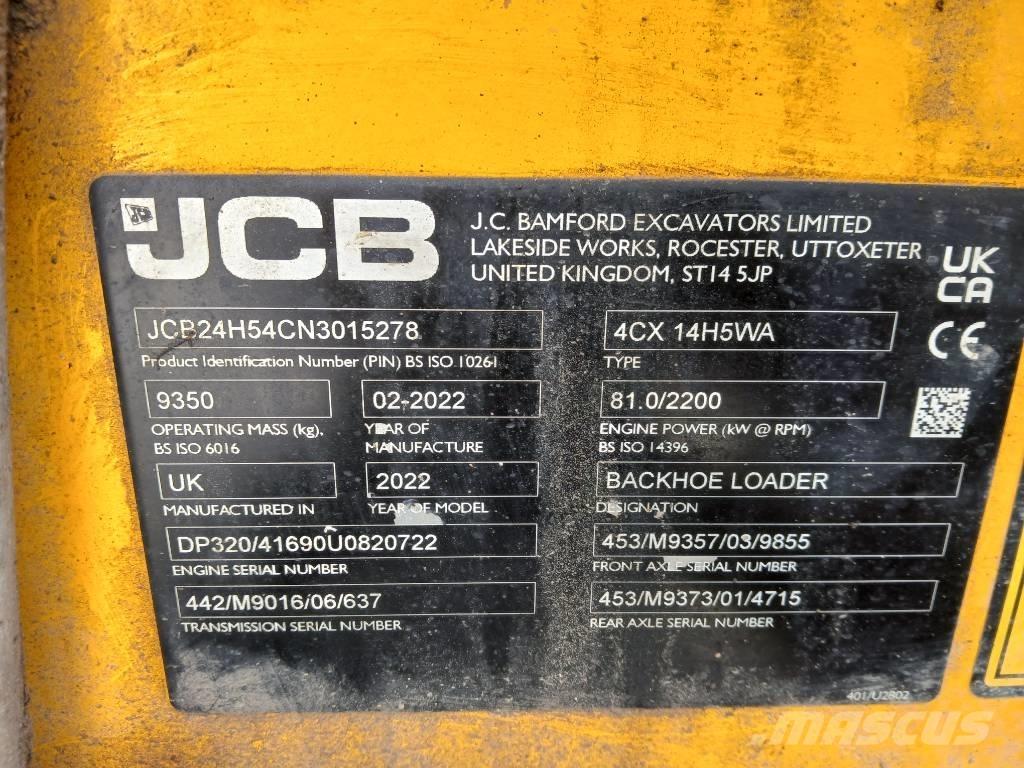 JCB 4 CX Pro AEC TLB's