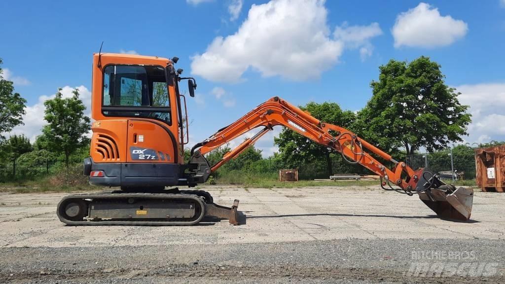 Doosan DX 27 Z Mini excavators < 7t