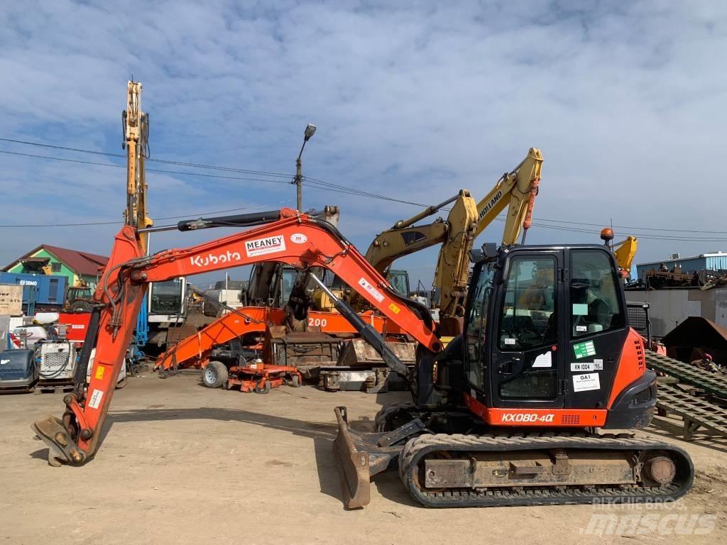 Kubota KX 080-4A Midi excavators  7t - 12t