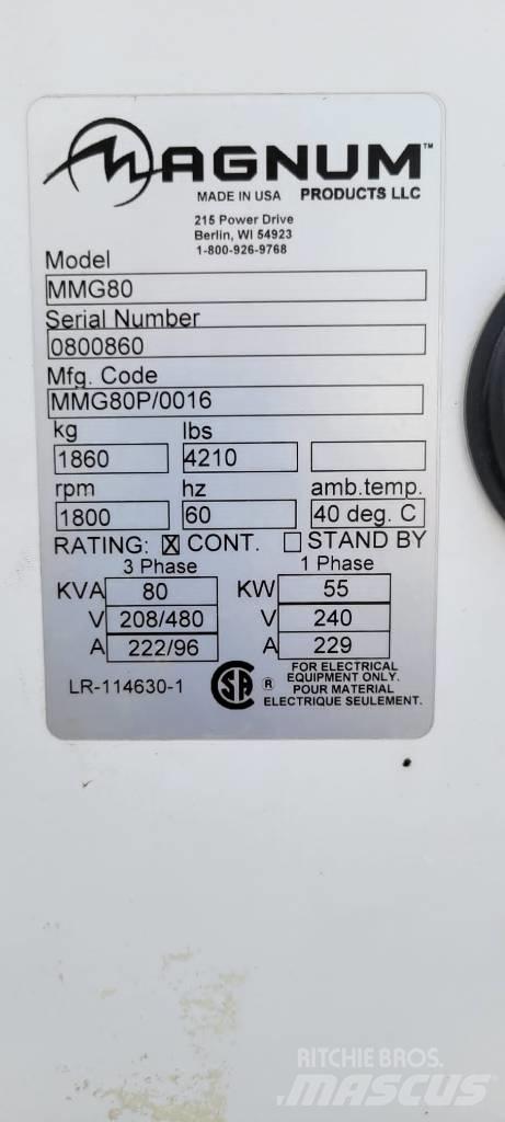 Magnum MMG 80 Diesel Generators