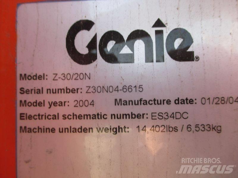Genie Z 30/20 N Articulated boom lifts