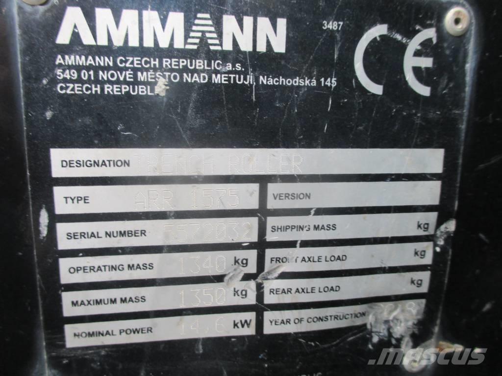 Ammann ARR 1575 Twin drum rollers