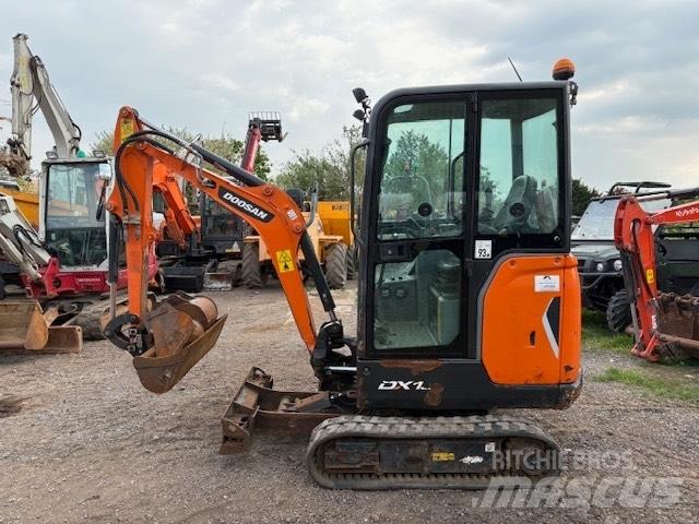 Doosan DX 19Z Mini excavators < 7t
