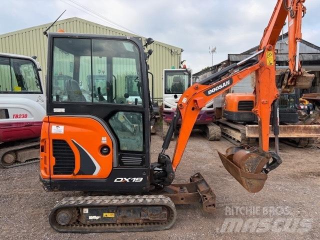 Doosan DX 19Z Mini excavators < 7t