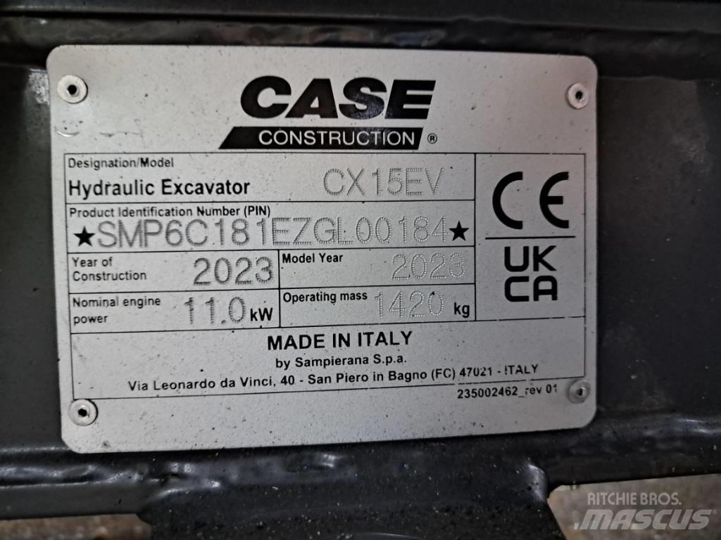 CASE CX15EV Mini excavators < 7t